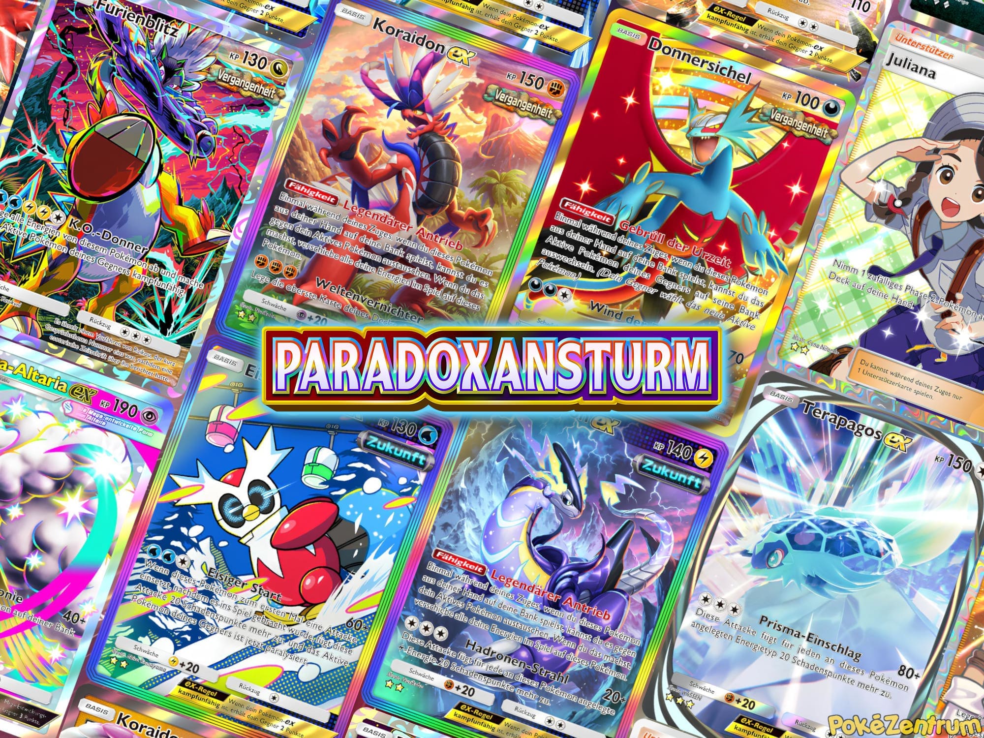 Pokemon-TCG-Sammelkartenspiel-Pocket-Paradoxansturm-B3a-Kartenliste-Kartengalerie-alle-Karten