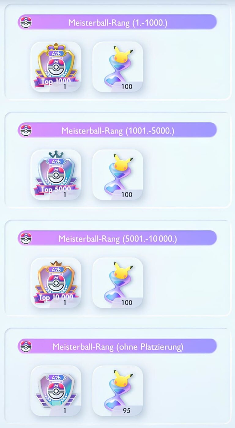 Pokémon-TCG-Sammelkartenspiel-Pocket-Rangmatches-Belohungen-Saison-A2b-Meisterball-Rang