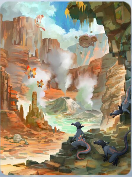 Pokémon-TCG-Sammelkartenspiel-Pocket-Sengende-Wildnis-Cover