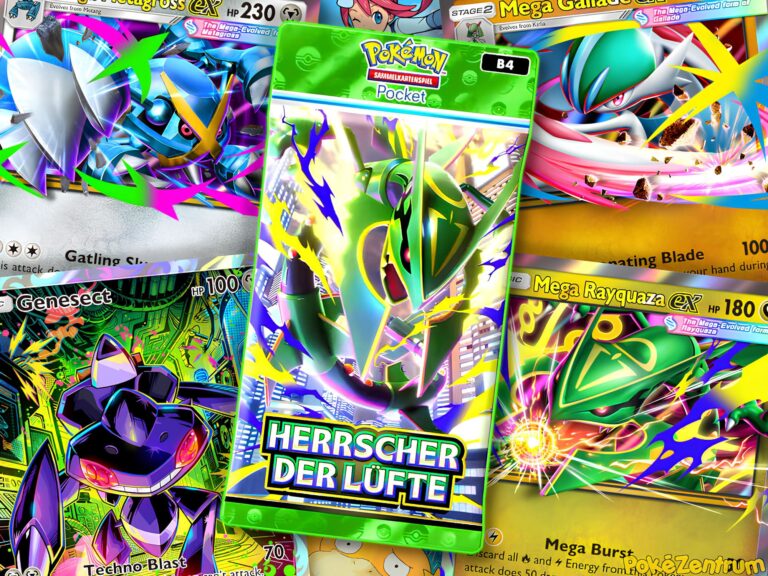 Pokemon-TCG-Sammelkartenspiel-Pocket-Set-Erweiterung-Boosterpack-B4-Herrscher-der-Lüfte-Mega-Rayquaza-ex