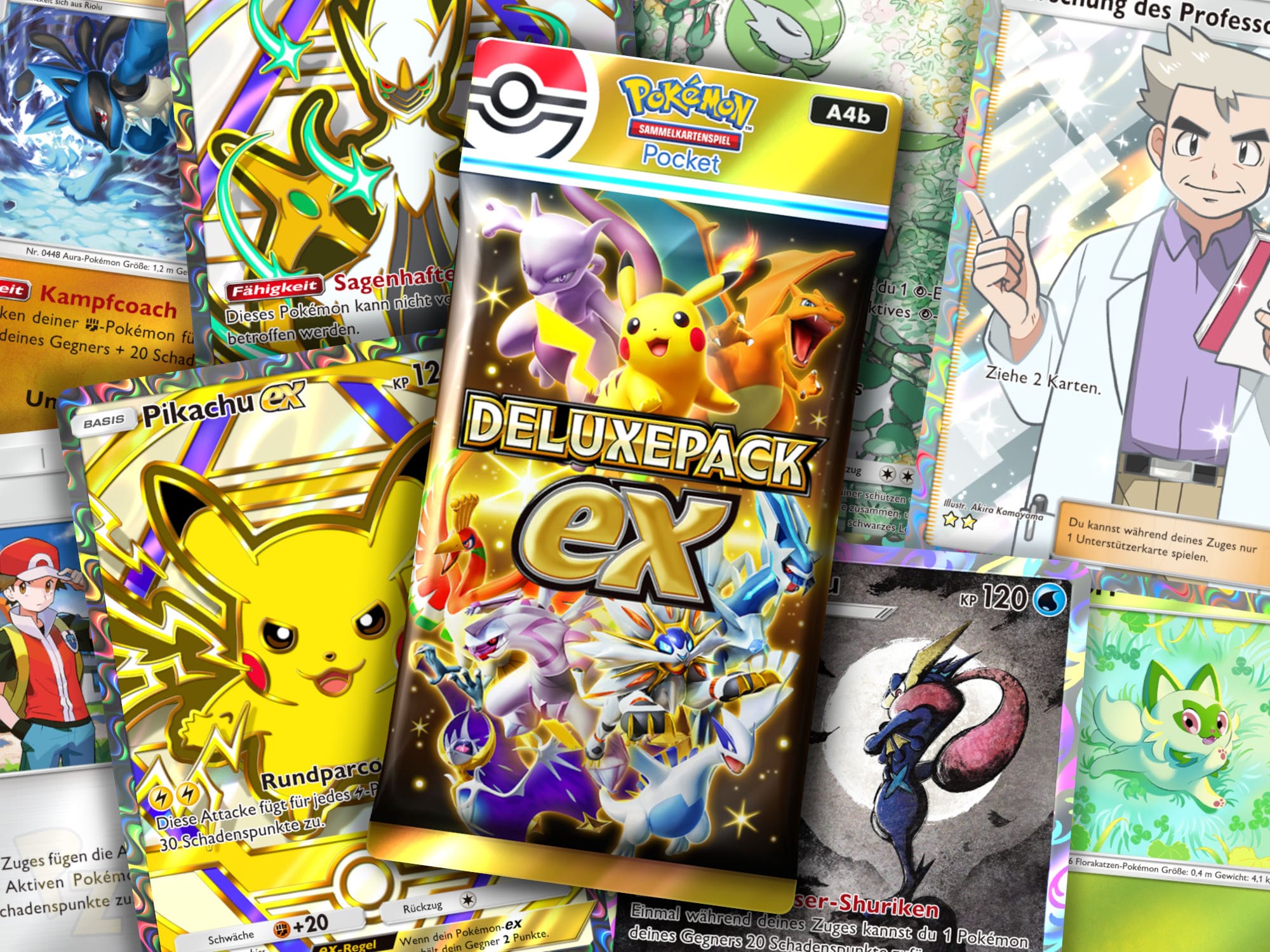 Pokemon-TCG-Sammelkartenspiel-Pocket-Set-Erweiterung-Erlebnis-Boosterpack-A4b-Deluxepack-ex