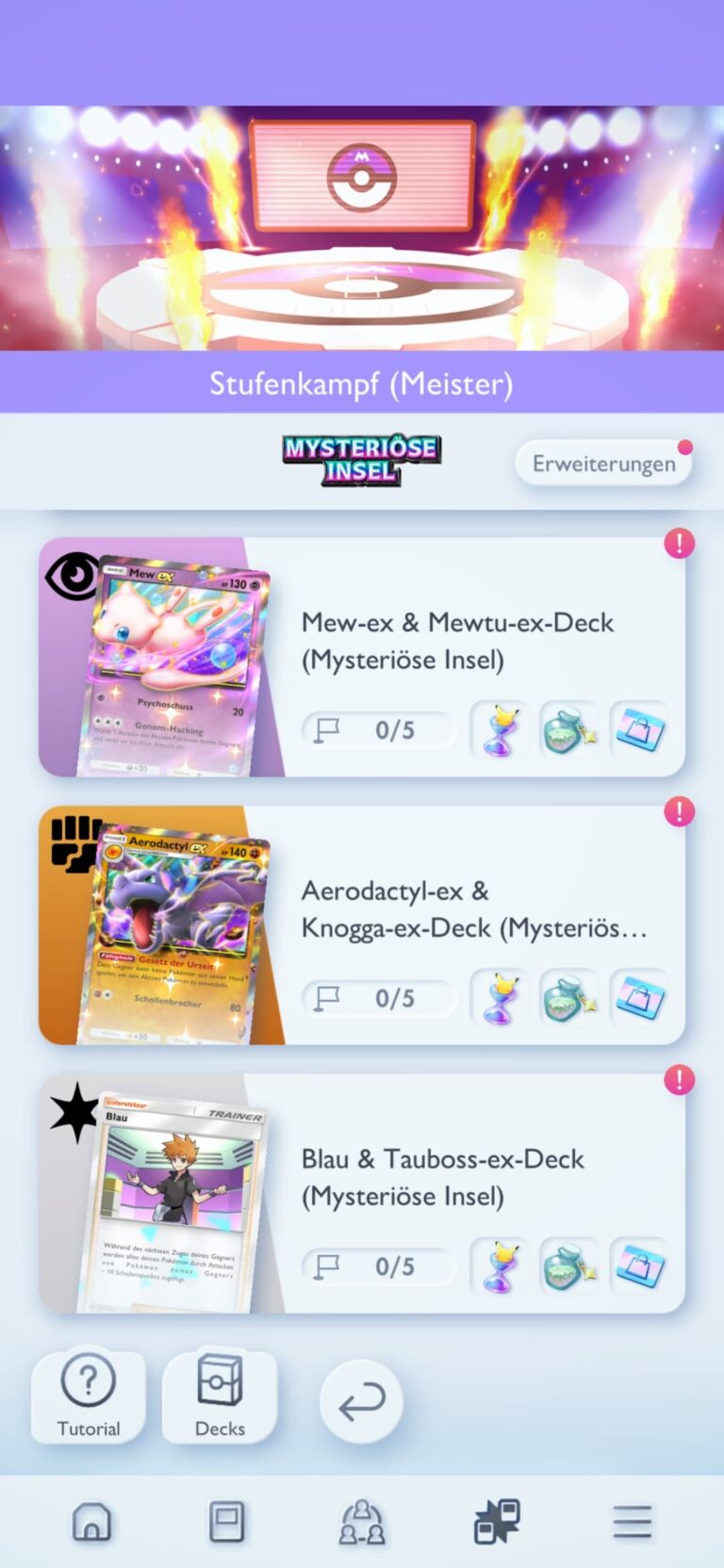Pokémon-TCG-Sammelkartenspiel-Pocket-Set-Erweiterung-Mysteriöse-Insel-Screenshot-1