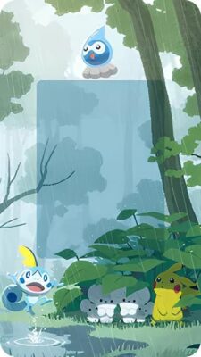 Pokemon-TCG-Sammelkartenspiel-Pocket-Spezial-Drop-Event-2026-Zubehör-Hintergrund-Wald