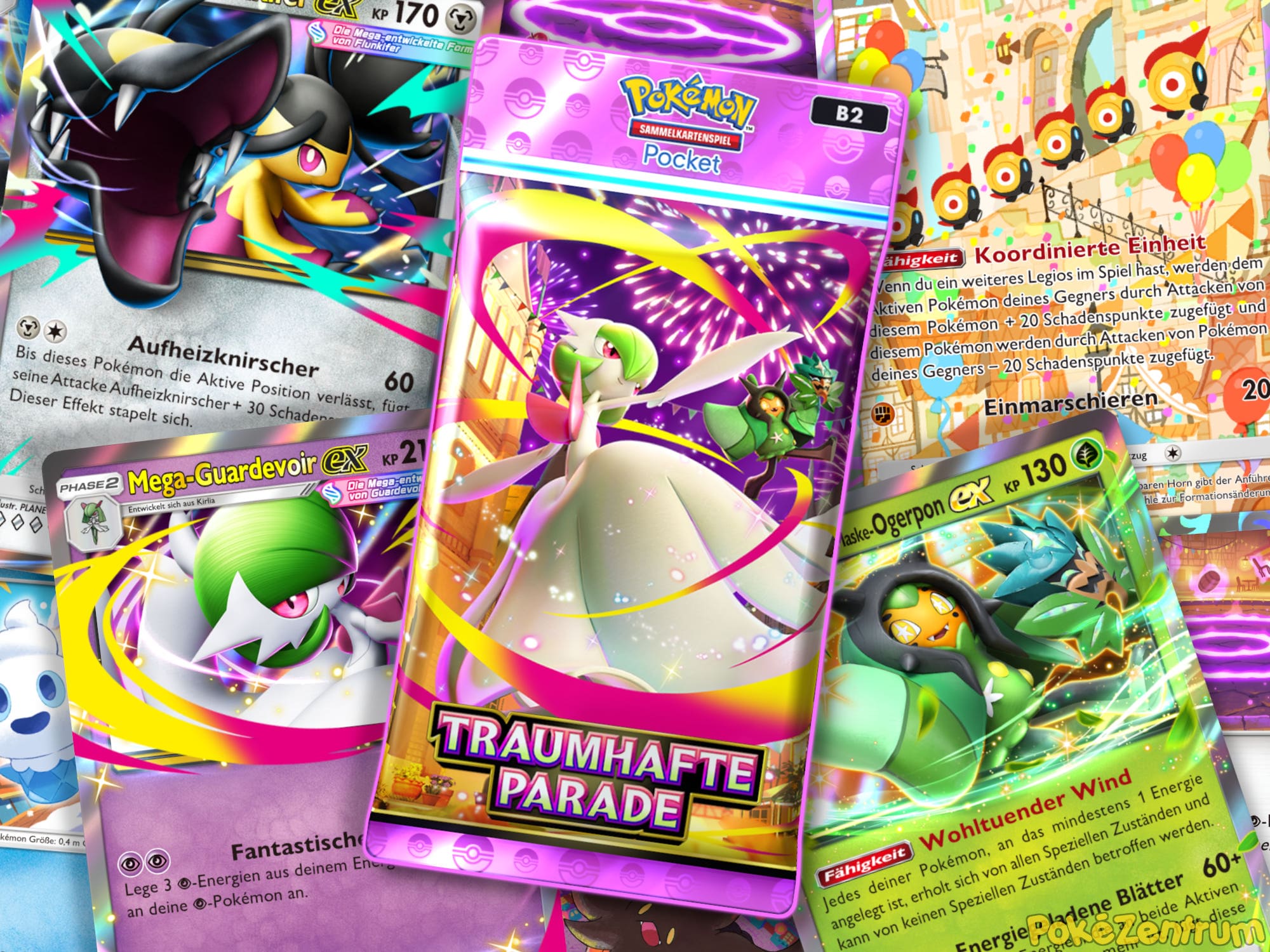 Pokemon-TCG-Sammelkartenspiel-Pocket-Traumhafte-Parade-B2-Set-Erweiterung-2026