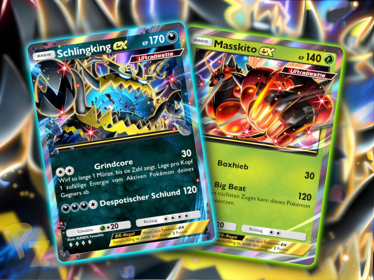 Pokémon-TCG-Sammelkartenspiel-Pocket-Ultrabestien-Event-Schlingking-Masskito-ex-2025