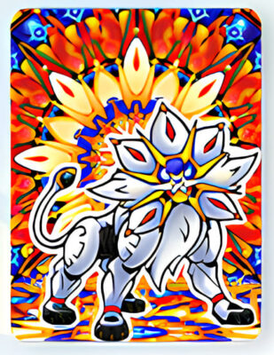 Pokémon-TCG-Sammelkartenspiel-Pocket-Wunderwahl-Cosmog-Wolwerock-Zubehör-Solgaleo-Hintergrund