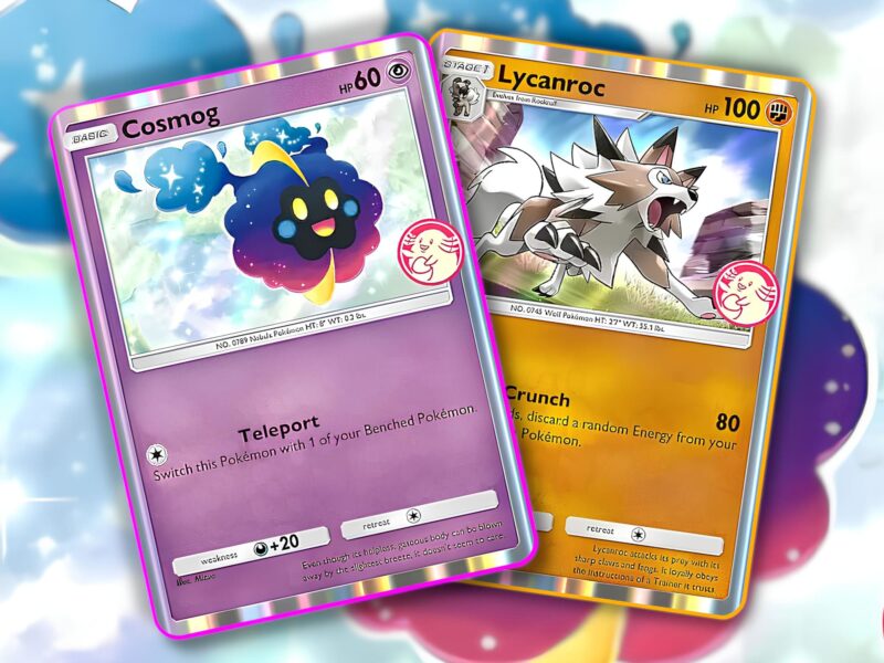 Pokémon-TCG-Sammelkartenspiel-Pocket-Wunderwahl-Event-Cosmog-Wolwerock-2025
