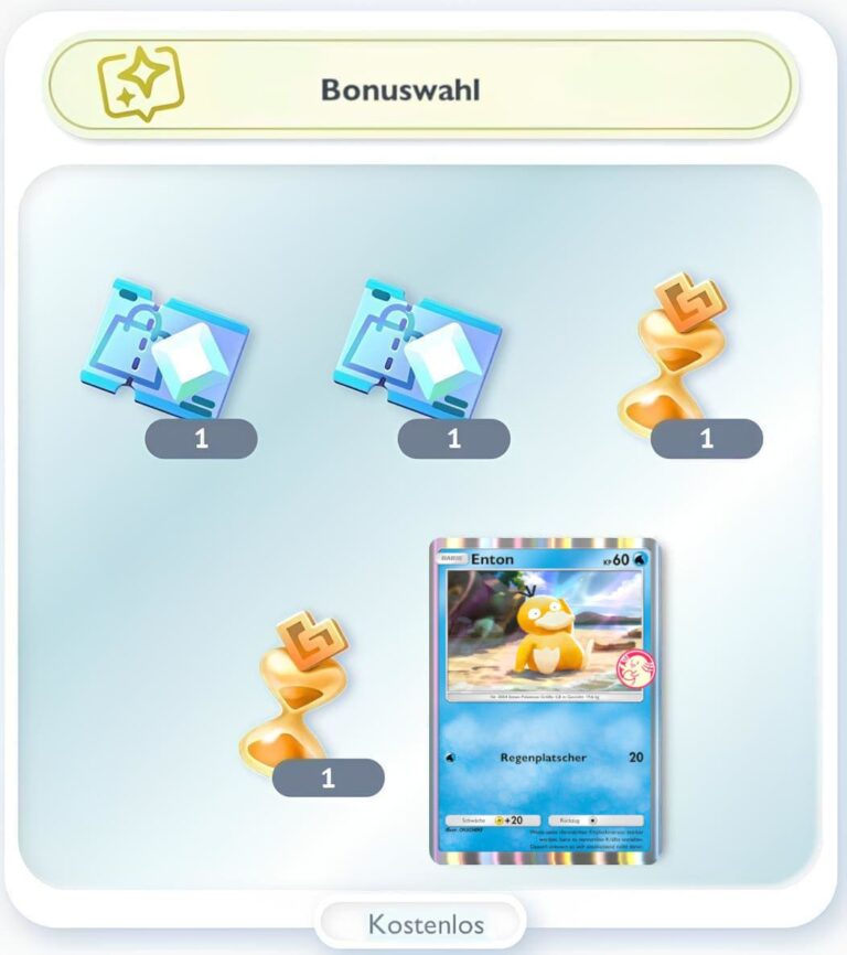 Pokemon-TCG-Sammelkartenspiel-Pocket-Wunderwahl-Event-Enton-Flemmli-Bonuswahl