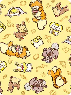 Pokemon-TCG-Sammelkartenspiel-Pocket-Wunderwahl-Event-Fukano-Zubehör-Cover-Welpen