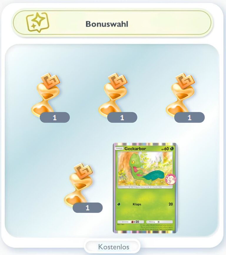Pokemon-TCG-Sammelkartenspiel-Pocket-Wunderwahl-Event-Geckarbor-Galagladi-Bonuswahl-1