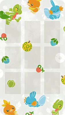 Pokemon-TCG-Sammelkartenspiel-Pocket-Wunderwahl-Event-Geckarbor-Zubehör-Hintergrund-Geckarbor-Flemmli-Hydropi