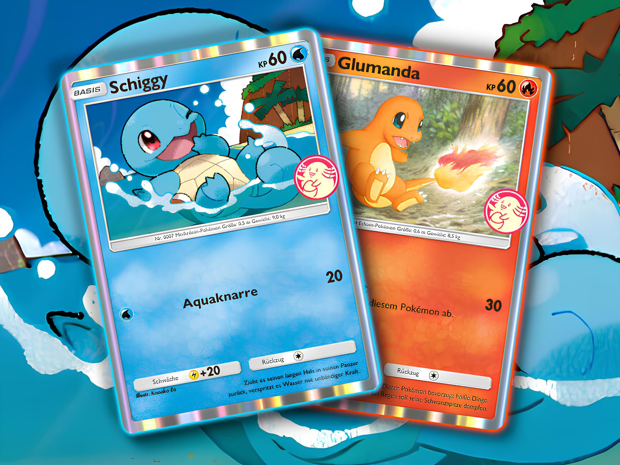 Pokémon-TCG-Sammelkartenspiel-Pocket-Wunderwahl-Event-Glumanda-Schiggy-2025