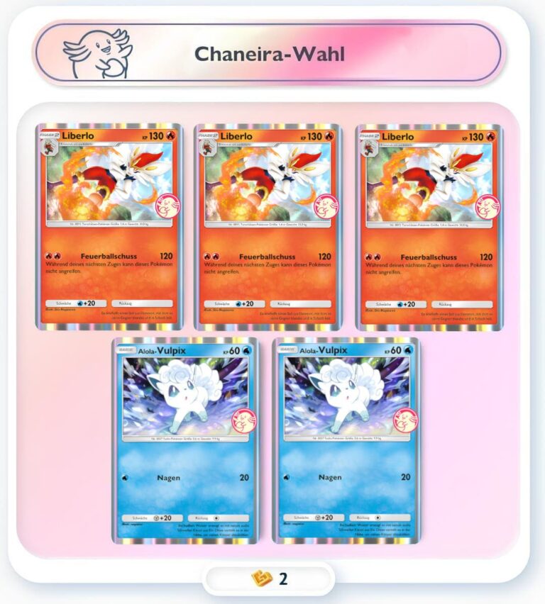 Pokemon-TCG-Sammelkartenspiel-Pocket-Wunderwahl-Event-Liberlo-Alola-Vulpix-Chaneira-Wahl