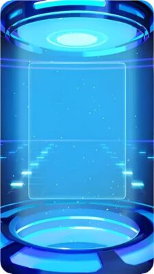 Pokémon-TCG-Sammelkartenspiel-Pocket-Wunderwahl-Event-Manaphy-Zubehör-Hintergrund-Futuristisches-Gerät