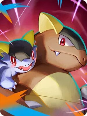 Pokemon-TCG-Sammelkartenspiel-Pocket-Wunderwahl-Event-Nebulak-Zubehör-Cover-Mega-Kangama