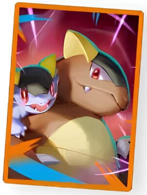 Pokemon-TCG-Sammelkartenspiel-Pocket-Wunderwahl-Event-Nebulak-Zubehör-Kartenhüllen-Sleeves-Mega-Kangama