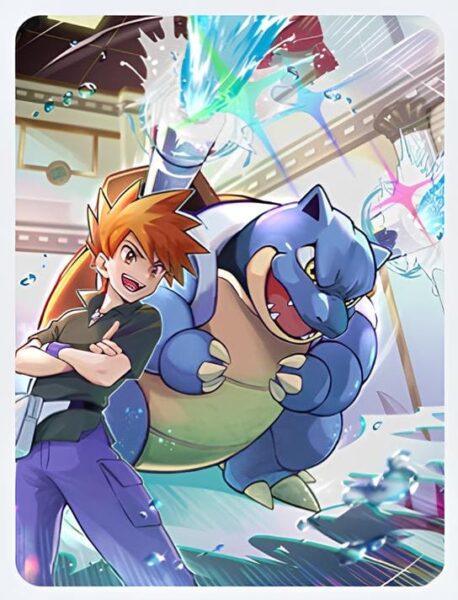 Pokémon-TCG-Sammelkartenspiel-Pocket-Wunderwahl-Event-Schiggy-Glumanda-Zubehör-Cover-Turtok-Blau