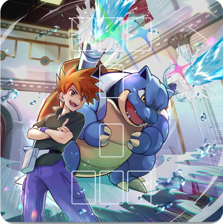 Pokémon-TCG-Sammelkartenspiel-Pocket-Wunderwahl-Event-Schiggy-Glumanda-Zubehör-Spielunterlage-Turtok-Blau-1