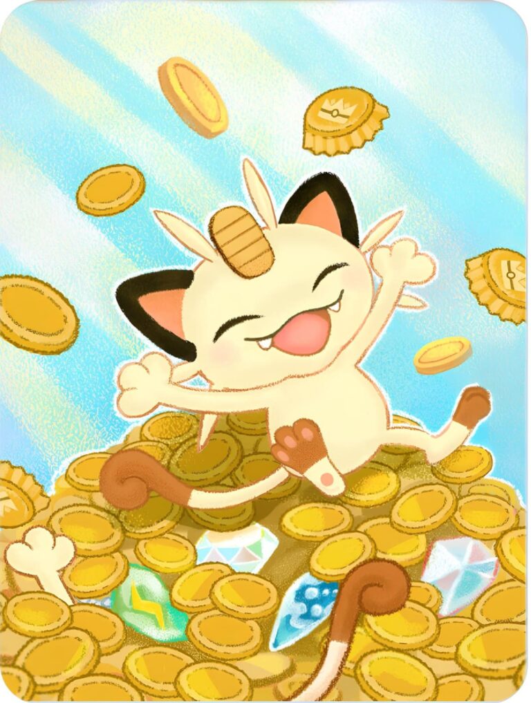 Pokémon-TCG-Sammelkartenspiel-Pocket-Wunderwahl-Event-Teil-1-Mauzi-Album-Cover