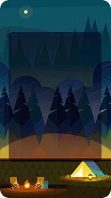 Pokémon-TCG-Sammelkartenspiel-Pocket-Wunderwahl-Event-Togedemaru-Schlaraffel-Zubehör-Camping-Background