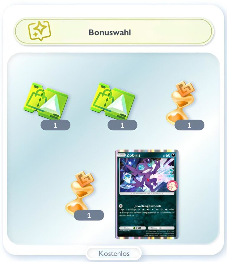 Pokémon-TCG-Sammelkartenspiel-Pocket-Wunderwahl-Event-Zobiris-Bonuswahl