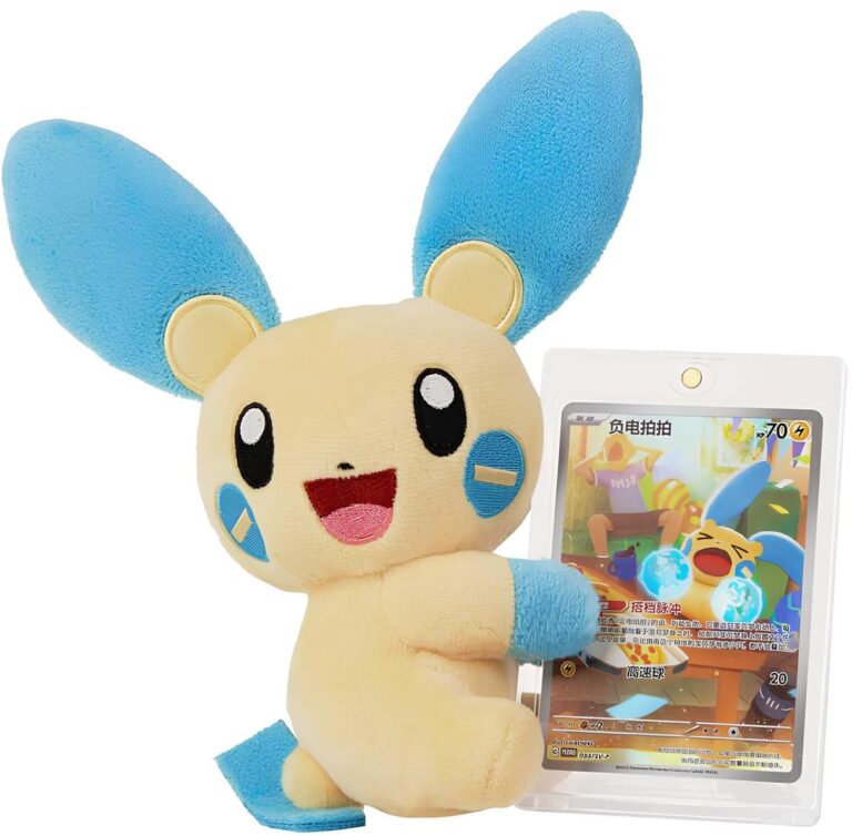Pokémon-TCG-Toy-Card-Show-Gift-Box-Collection-China-Plush-Plüschtier-Minun