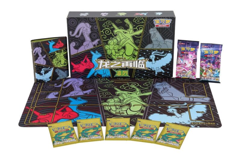 Pokémon-The-Return-of-the-Dragon-Advanced-Gift-Box-Geschenkbox-Rayquaza-Inhalt-China