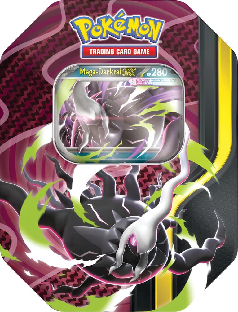 Pokémon-Tin-Box-Mega-Kräfte-Darkrai-ex-Deutsch-TCG-Sammelkartenspiel-2026