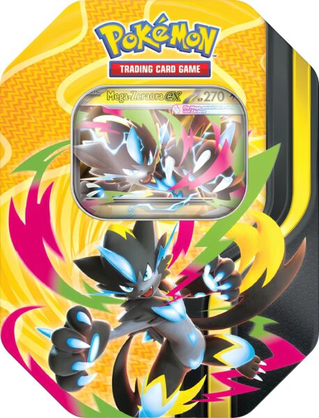 Pokémon-Tin-Box-Mega-Kräfte-Zeraora-ex-Deutsch-TCG-Sammelkartenspiel-2026