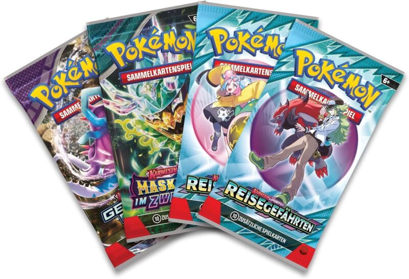 Pokémon-Tin-Box-Schlagkräftige-Legenden-Koraidon-Zacian-ex-Booster-2025-Sammelkartenspiel
