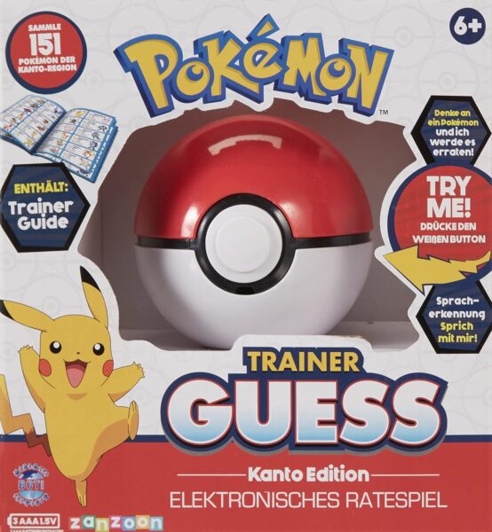 Pokémon-Trainer-Guess-Ball-Elektronisches-Ratespiel-Kanto-Edition-Spiel
