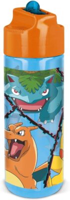 Pokémon-Trinkflasche-Glurak-Turtok-Bisaflor