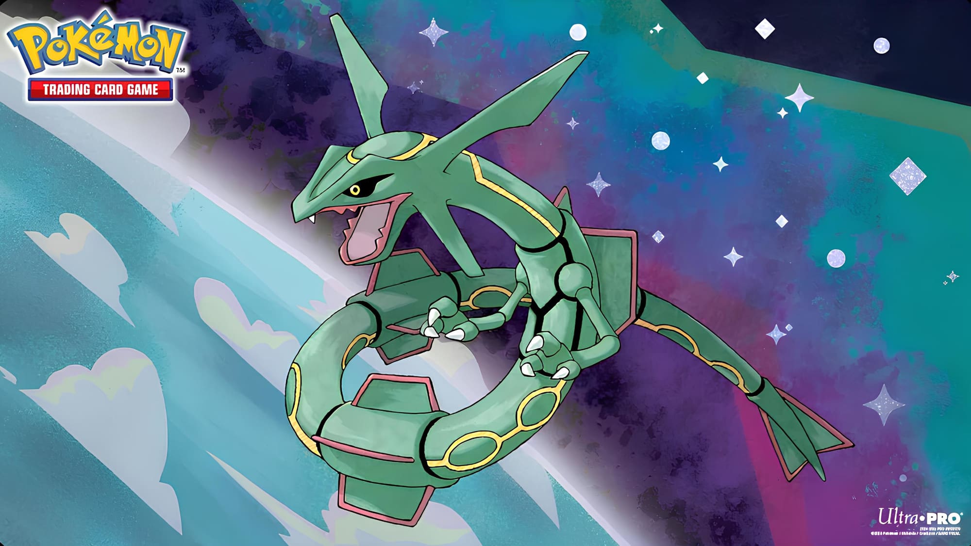 Pokémon-Ultra-PRO-Spielmatte-Legendary-Rayquaza-Foil-Playmat