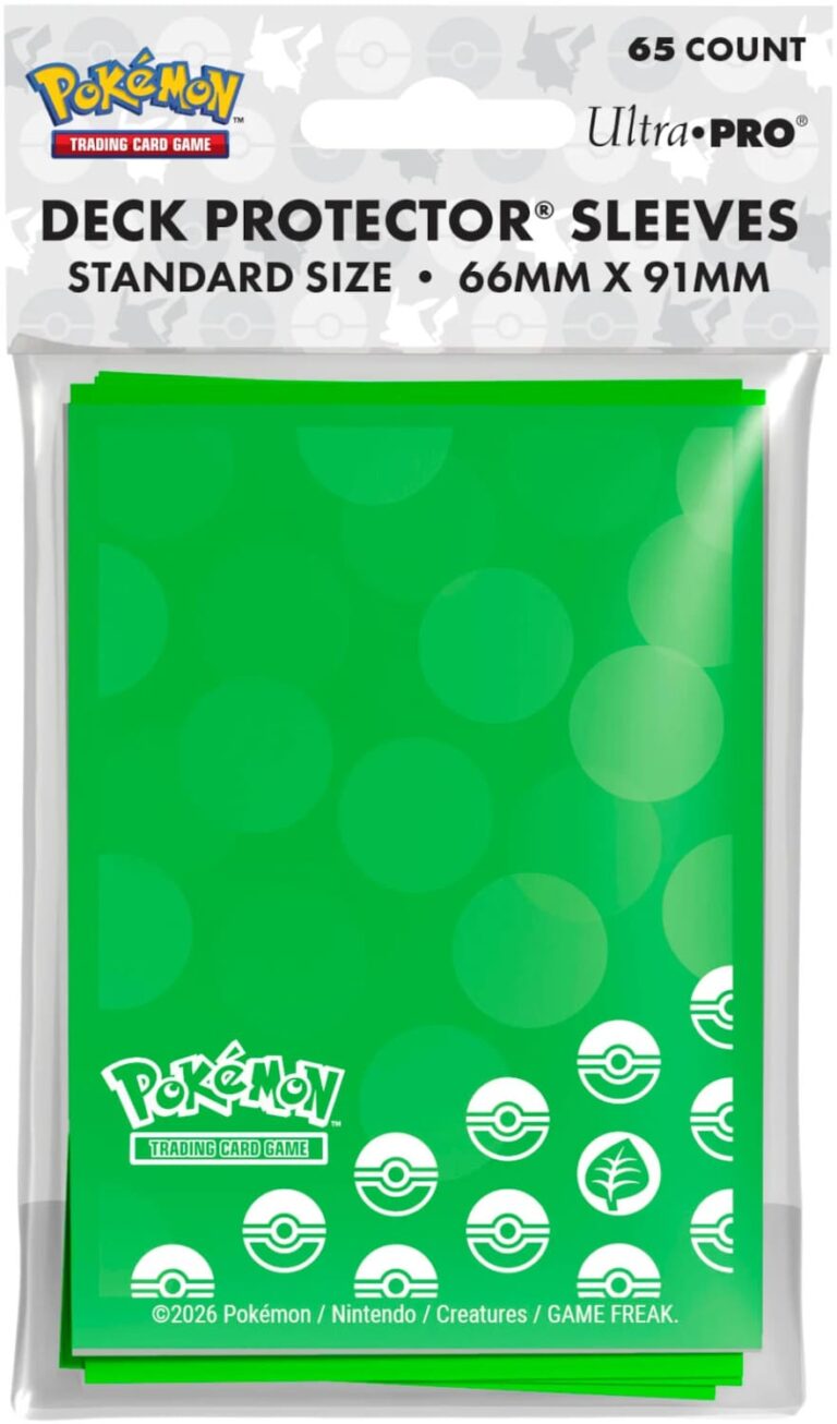 Pokemon-Ultra-Pro-Energy-Type-Deck-Protector-Sleeves-Kartenhüllen-Grass-Pflanze