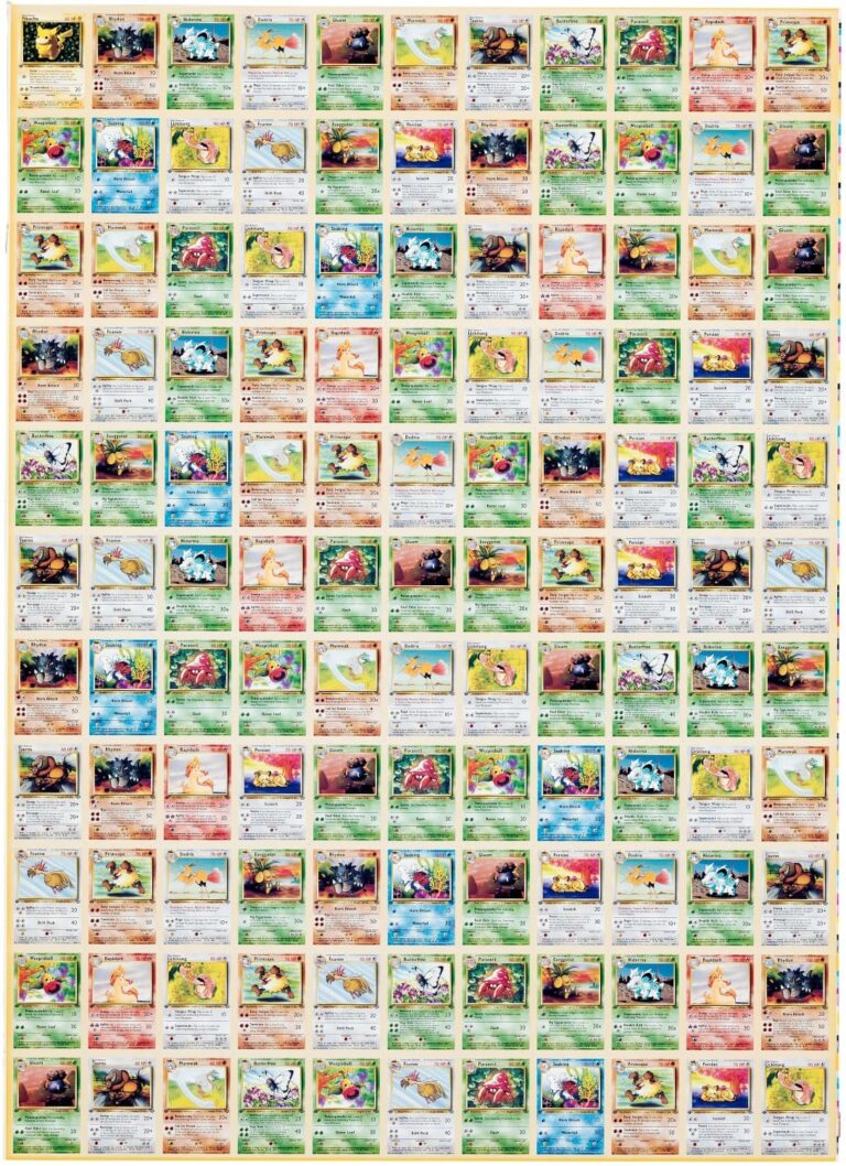 Pokémon-Uncut-Sheet-Jungle-Dschungel-1st-Edition-Englisch-TCG