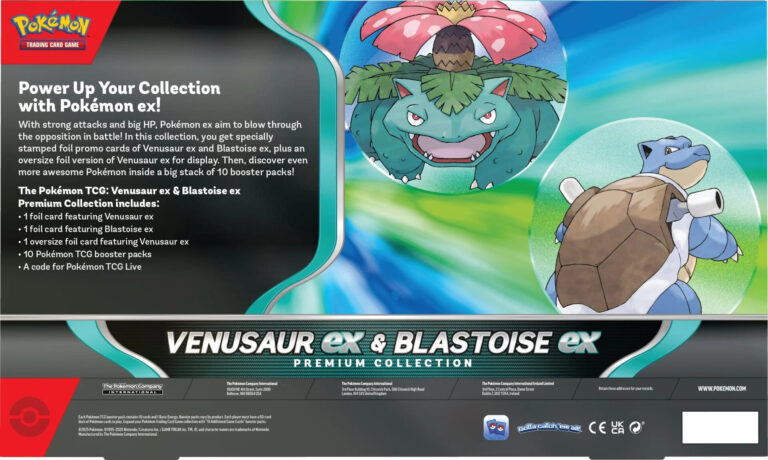 Pokémon-Venusaur-ex-Blastoise-ex-Premium-Collection-Kollektion-Box-Englisch-2025-2