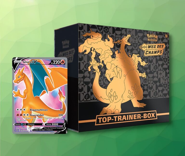 Pokémon-Weg-des-Champs-Champions-Path-Top-Trainer-Box-Deutsch-Glurak
