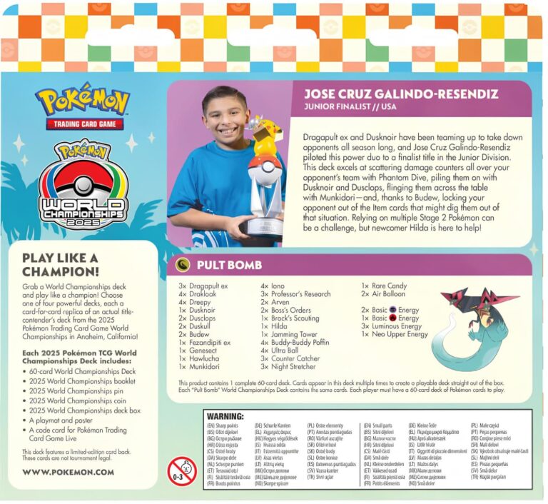 Pokémon-World-Championships-Deck-Weltmeisterschaftsdeck-2025-Jose-Cruz-Galindo-Resendiz-Pult-Bomb-Englisch-1