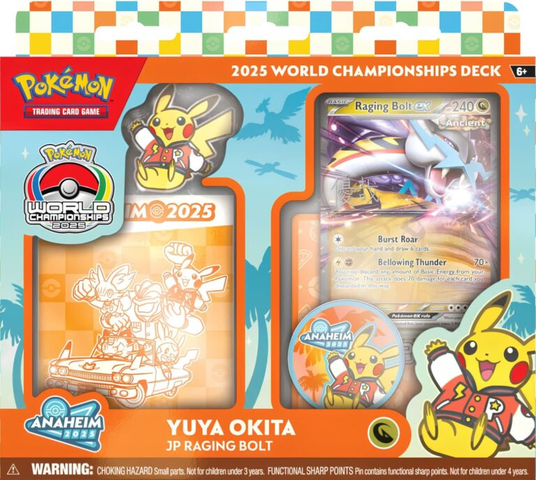 Pokémon-World-Championships-Deck-Weltmeisterschaftsdeck-2025-Yuya-Okita-JP-Raging-Bolt-Furienblitz-Englisch