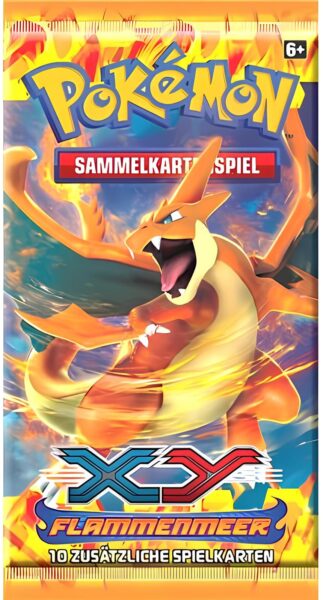 Pokémon-XY-Flammenmeer-Booster-Pack-Mega-Glurak