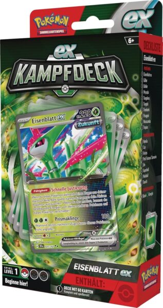 Pokémon-ex-Kampfdeck-Eisenblatt-ex-TCG-Sammelkartenspiel-Deutsch-2024-1