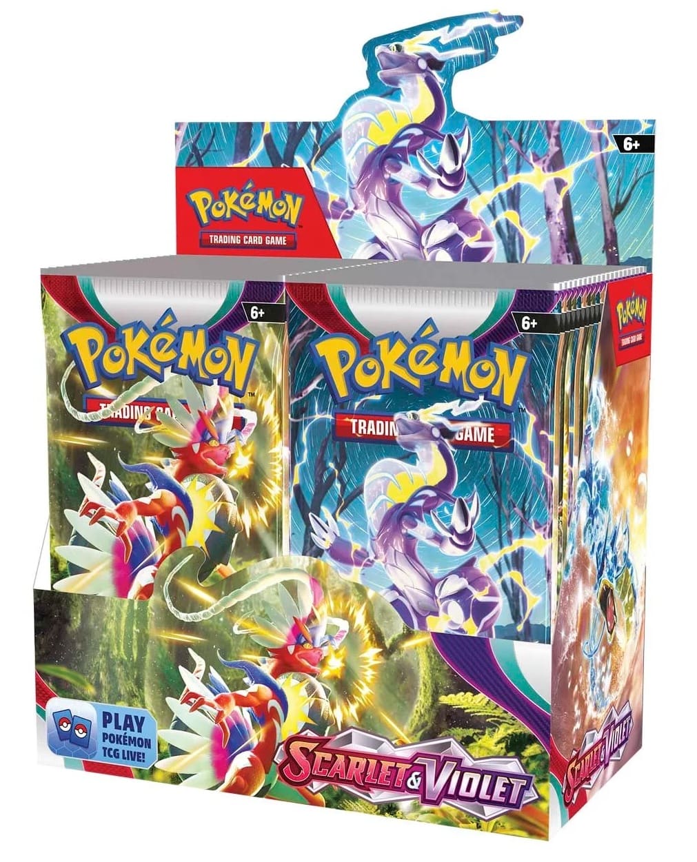 Pokémon TCG: Booster Pack Karmesin & Viola – Compagno Di Viaggio (KP09) - 10 Carte + 1 Energia - Gioco In Italiano