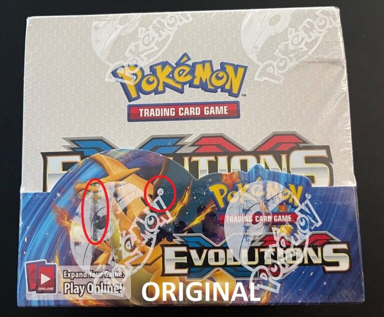 Ein echtes Pokemon XY Evolutions Display
