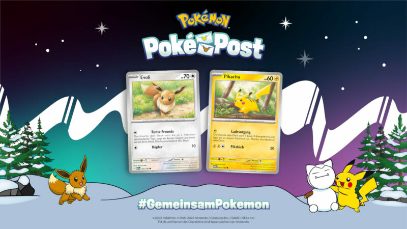 Pokémon_Poké-Post-verschicken_kostenlose-Pikachu-Evoli-Promo-Karte
