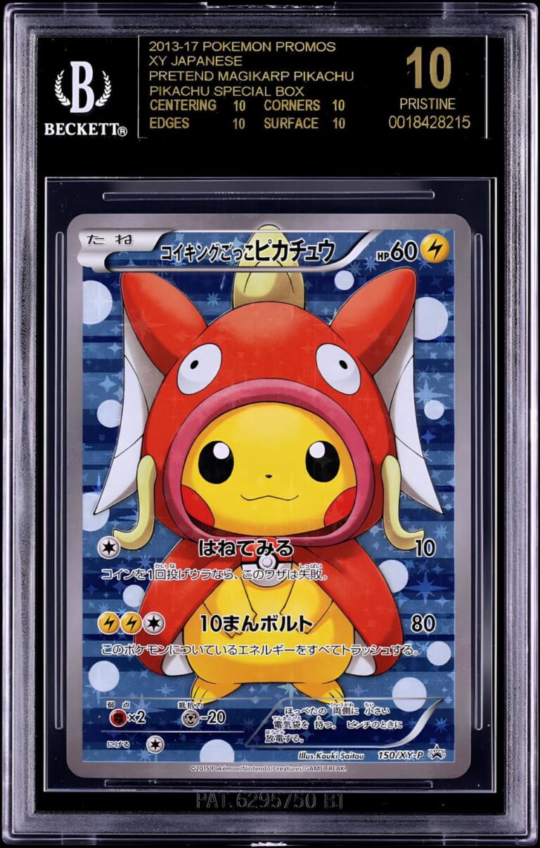Poncho-Pikachu-150-XY-P-Promo-Pokémon-Karte-Japan-BGS-10-Black-Label