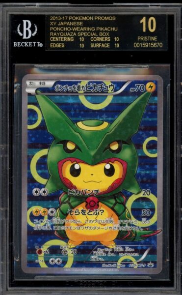 Poncho-Pikachu-Rayquaza-230-XY-P-Promo-Pokémon-Karte-Japan-BGS-10-Black-Label-1