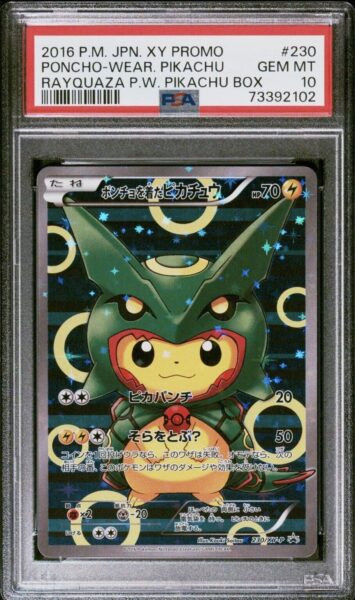 Poncho-Pikachu_230-XY-P_Pokémon-Karte_PSA-10