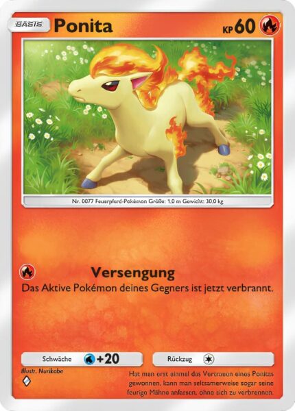 Ponita-010-069-B2b-Mega-Schillern-Pokémon-TCG-Sammelkartenspiel-Pocket-Karte-Deutsch