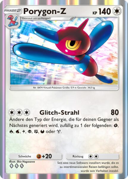 Porygon-Z-129-207-Kollision-von-Raum-und-Zeit-Pokémon-TCG-Sammelkartenspiel-Pocket-Karte