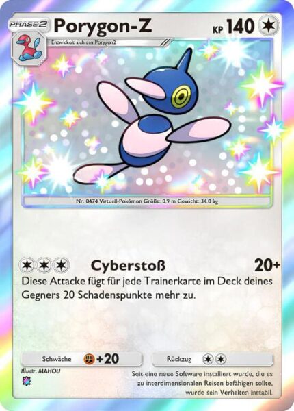 Porygon-Z-224-155-B3-Pulsierende-Aura-Pokémon-TCG-Sammelkartenspiel-Pocket-Karte-Deutsch